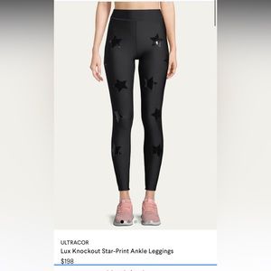 Ultracor Lux Knockout Star-Print Ankle Leggings